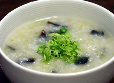 簡単な中華粥の作り方 こんなの食べたよ