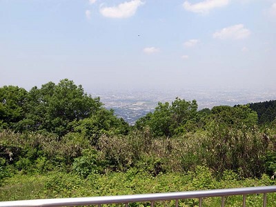 信貴生駒スカイラインから見た大阪平野