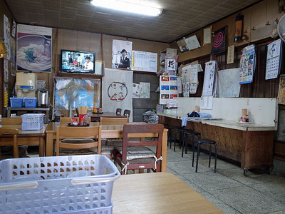 十河製麺所の店内