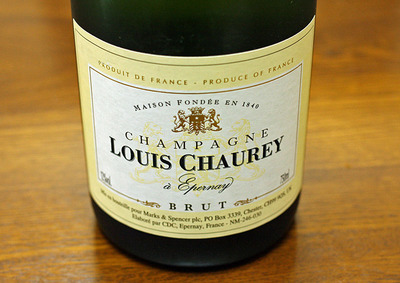 てっさと一緒のやったシャンパン「Louis Chaurey」