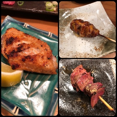 ＪＲ八尾駅前の焼き鳥店「くだかけ」の料理　３